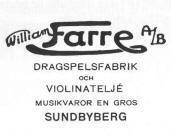 William Farre AB i Sundbyberg logotyp